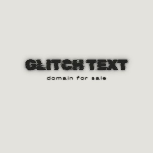 GlitchText.com domains for sale